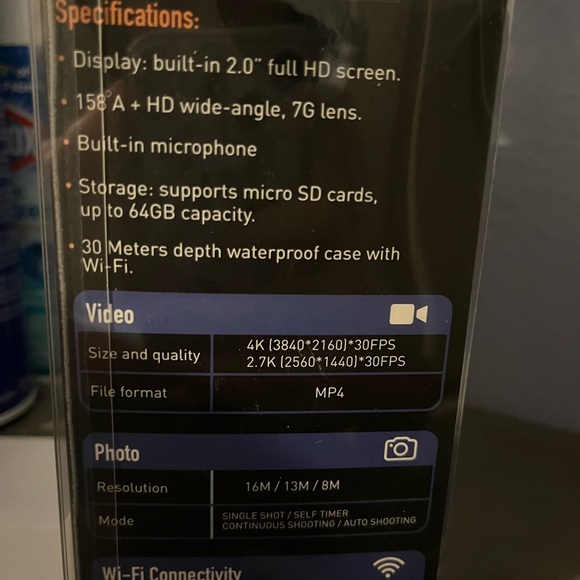 IJoy Visionne Action Camera with Touchscreen - Picture 7 of 12